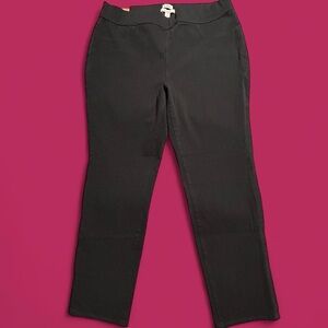 L.L. Bean Black Classic Fit Trousers